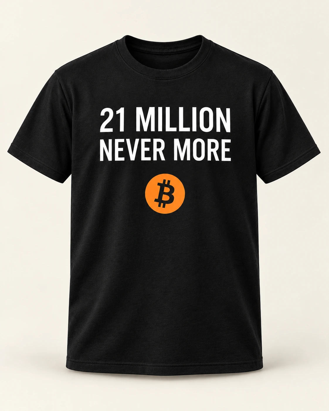 AI concept — 21 Million Tee — Black