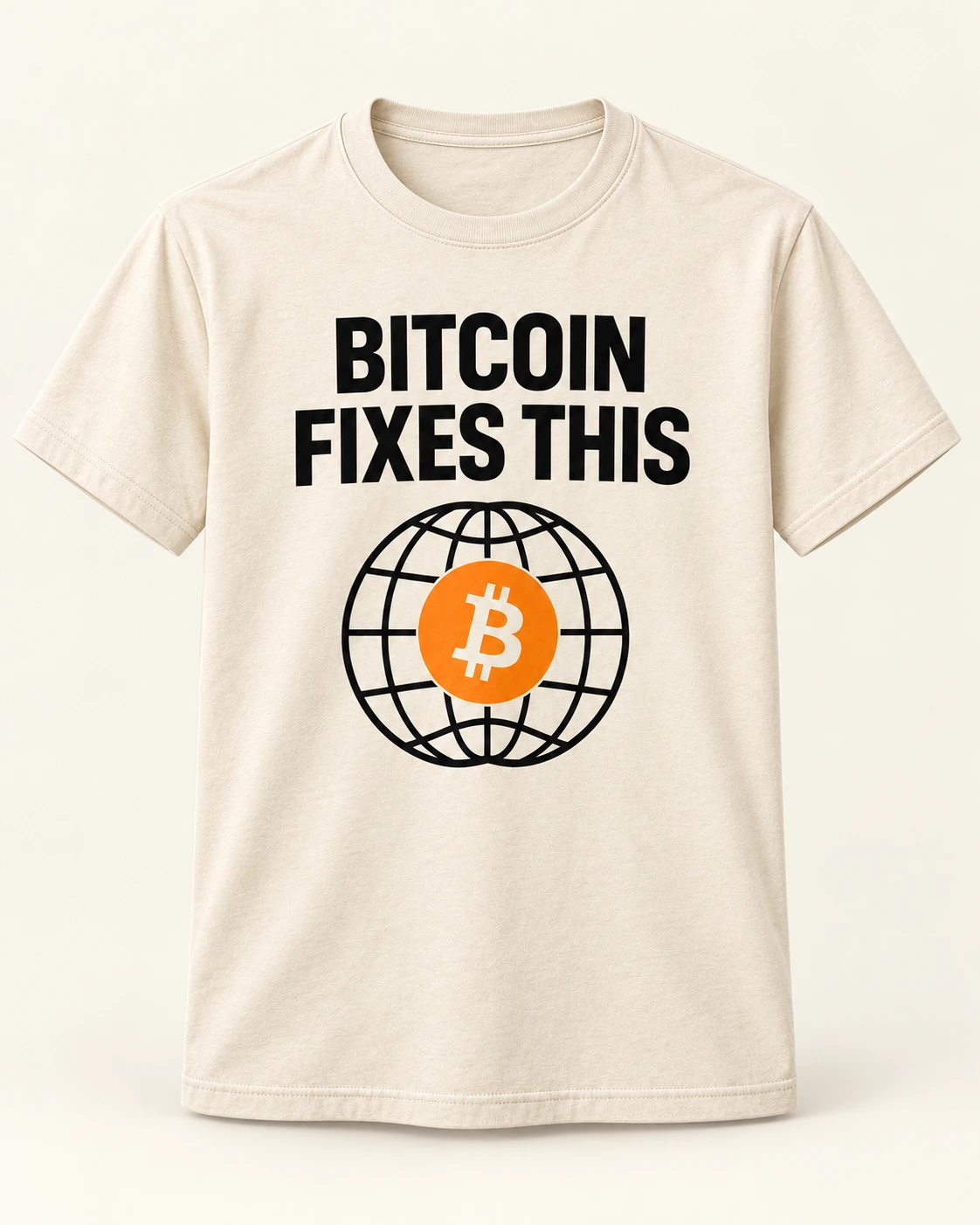 AI concept — Bitcoin Fixes This Tee — Bone