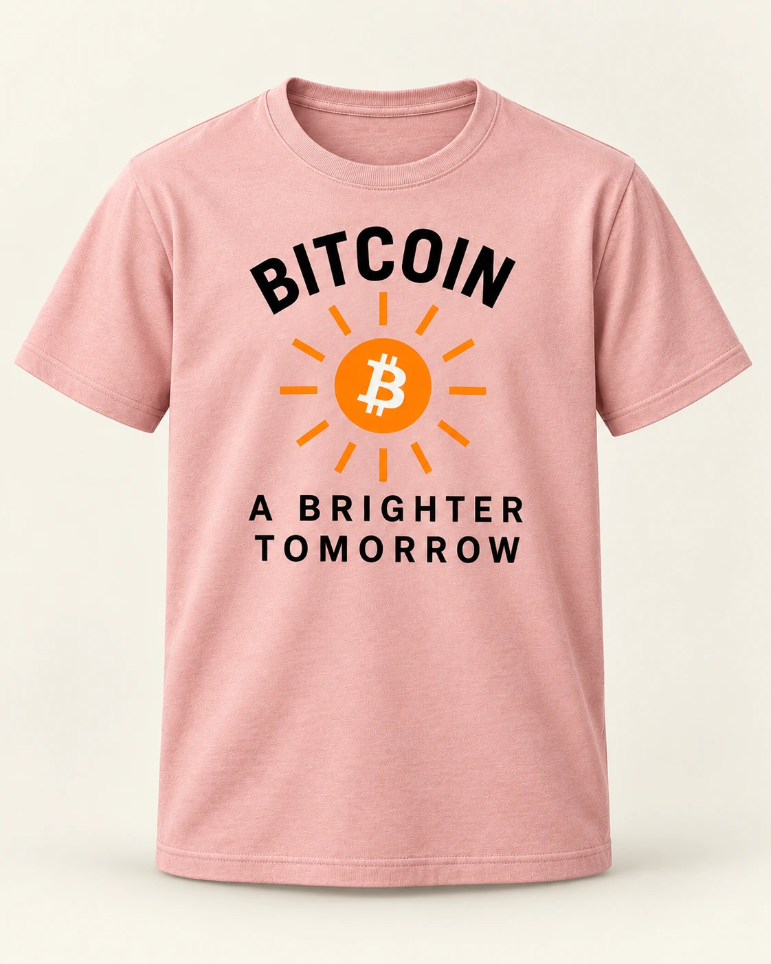 AI concept — A Brighter Tomorrow Tee — Pink