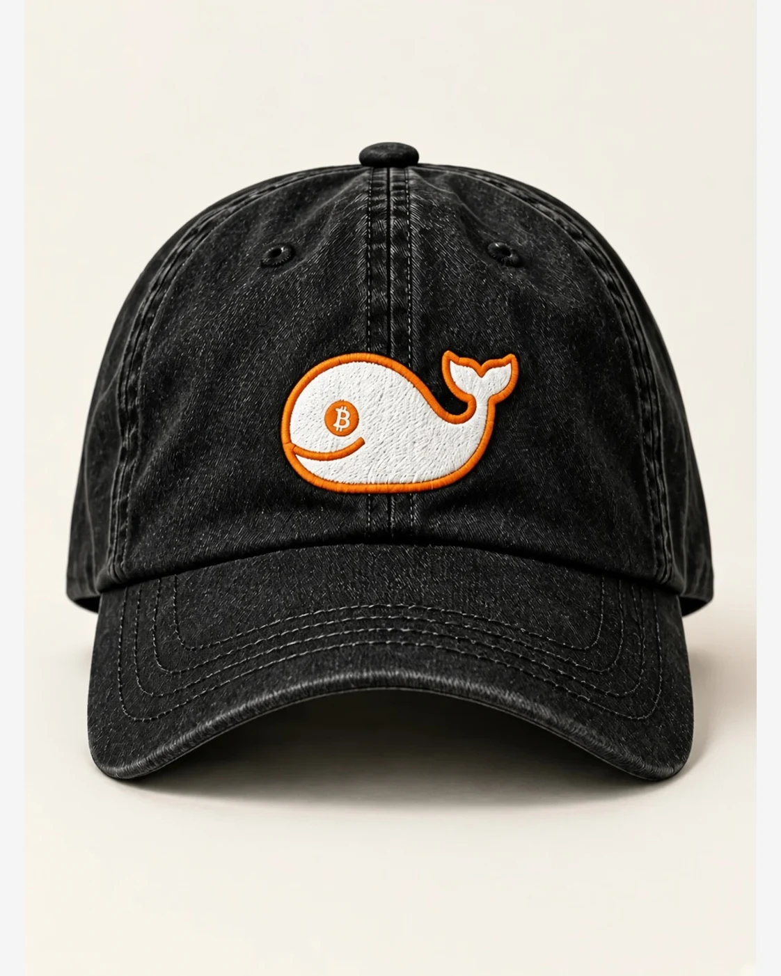 AI concept — Classic Whale Cap — Washed Black