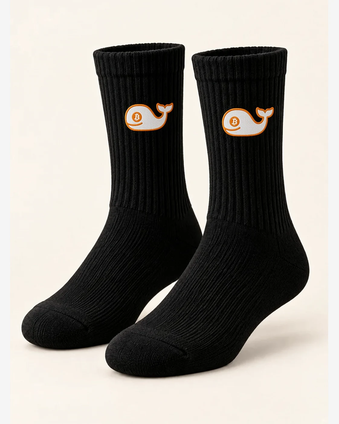 AI concept — CW Signal Crew Socks — Black