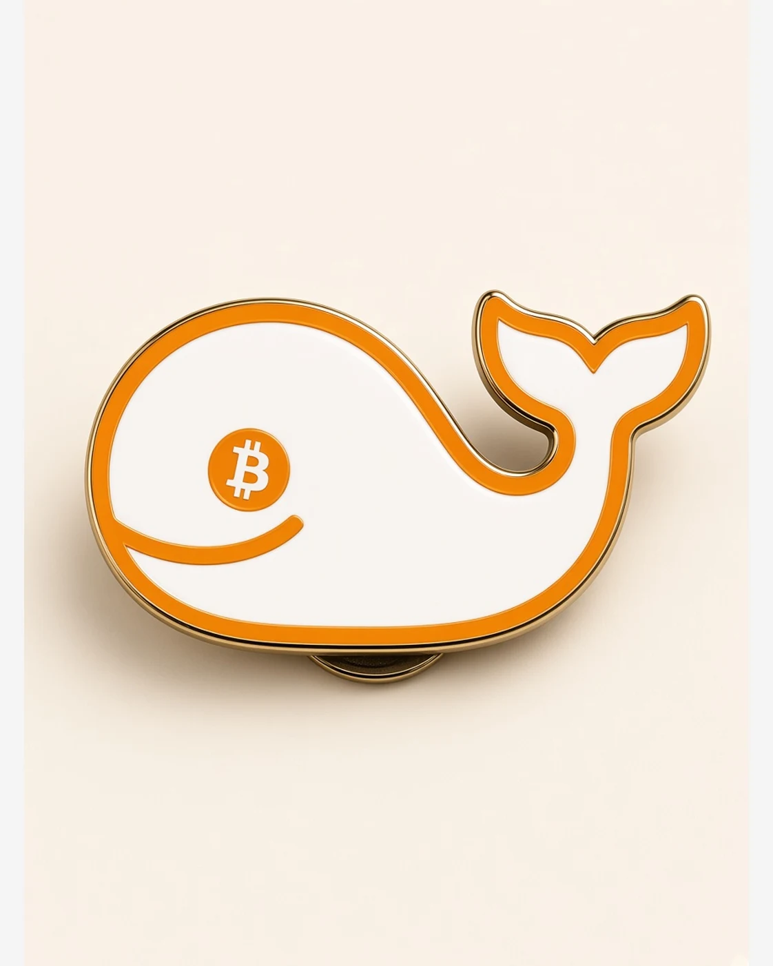 AI concept — CW Whale Enamel Pin — Black