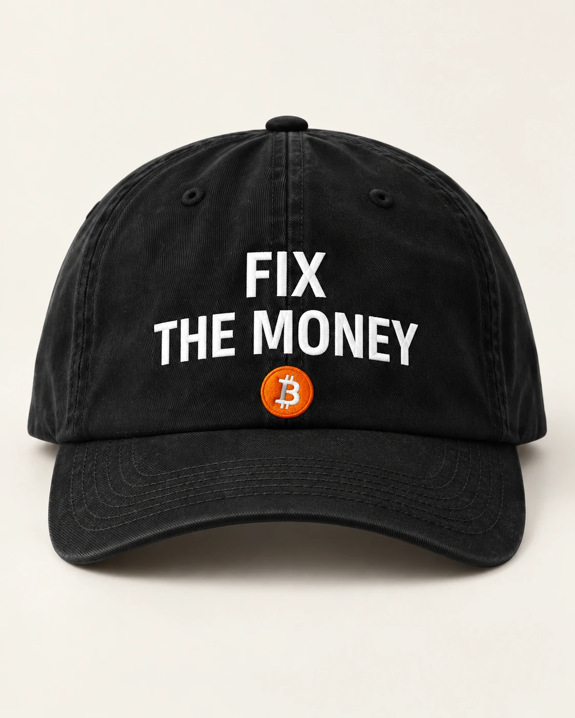 AI concept — Fix the Money Dad Cap — Black