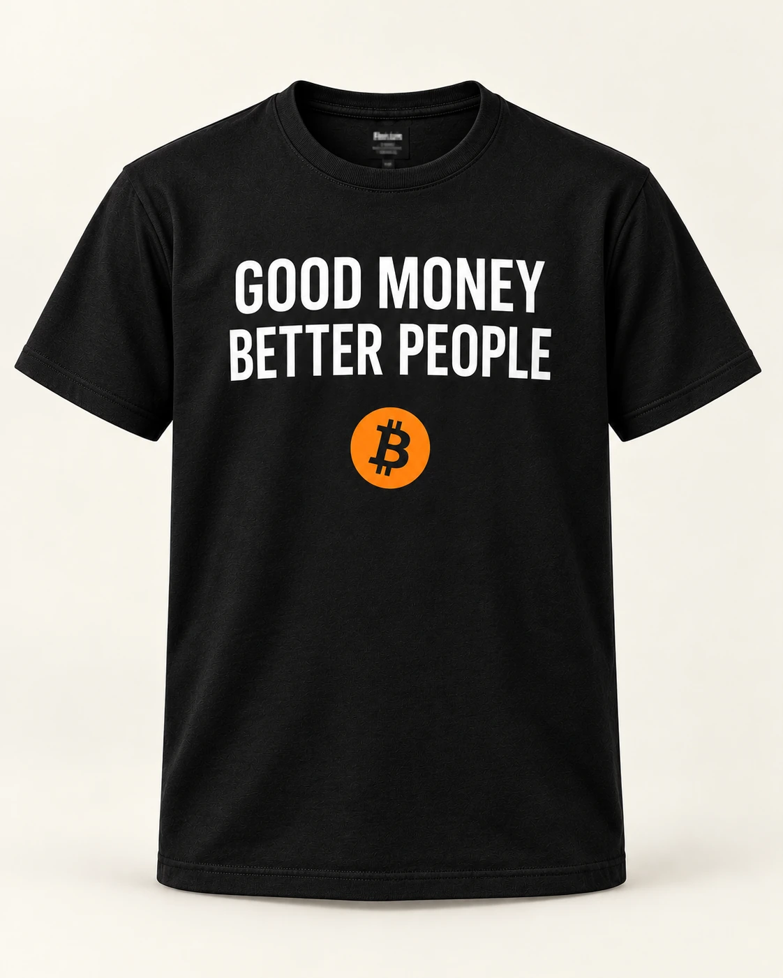 AI concept — Good Money Better People Tee — Black