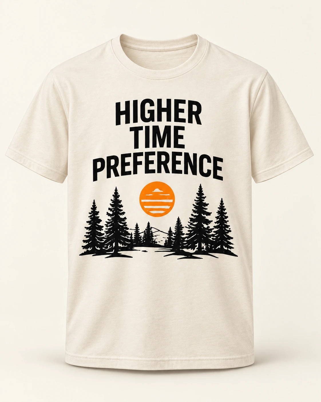 AI concept — Higher Time Preference Tee — Bone