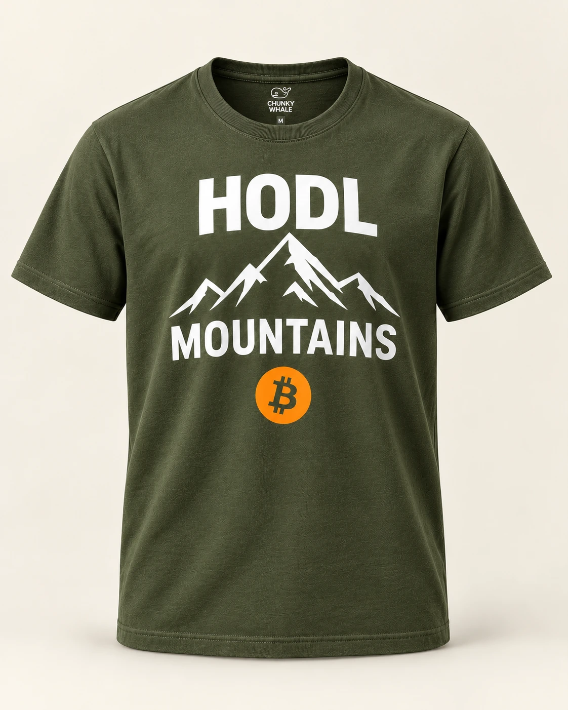 AI concept — HODL Mountains Tee — Olive