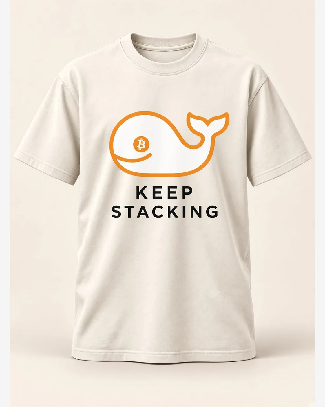 AI concept — Keep Stacking Tee — Bone