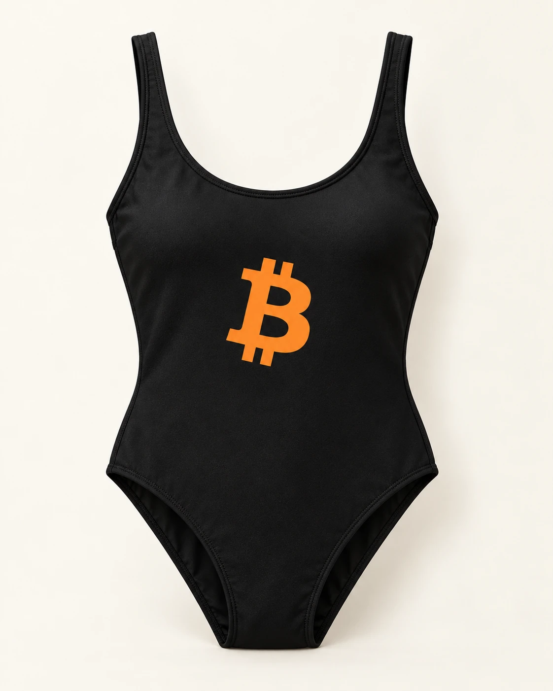 AI concept — Women’s Bitcoin One-Piece — Black