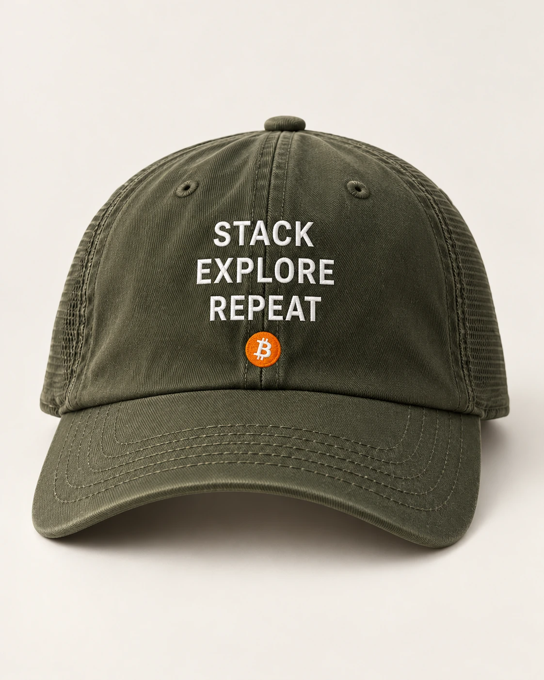 AI concept — Stack Explore Repeat Trucker — Forest
