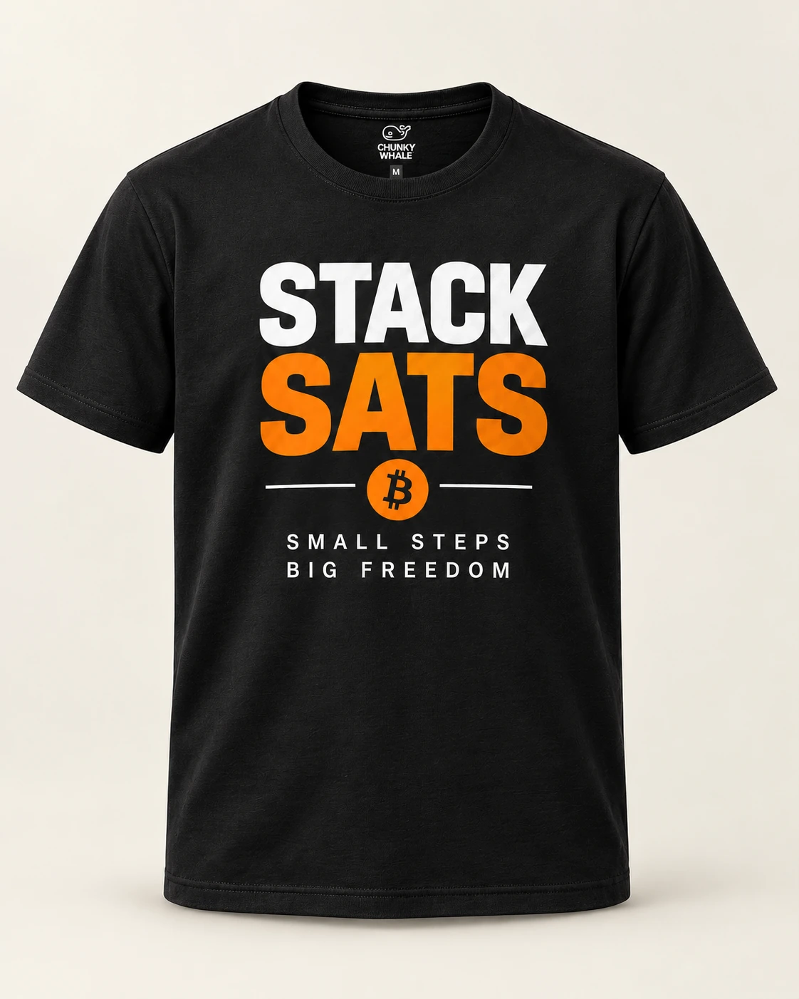 AI concept — Stack Sats Tee — Black