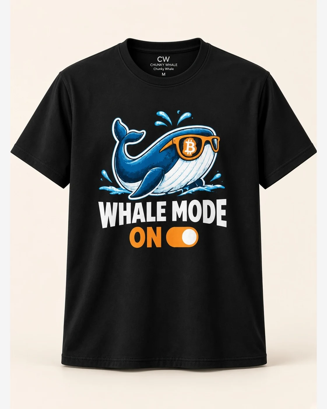 AI concept — Whale Mode On Tee — Black