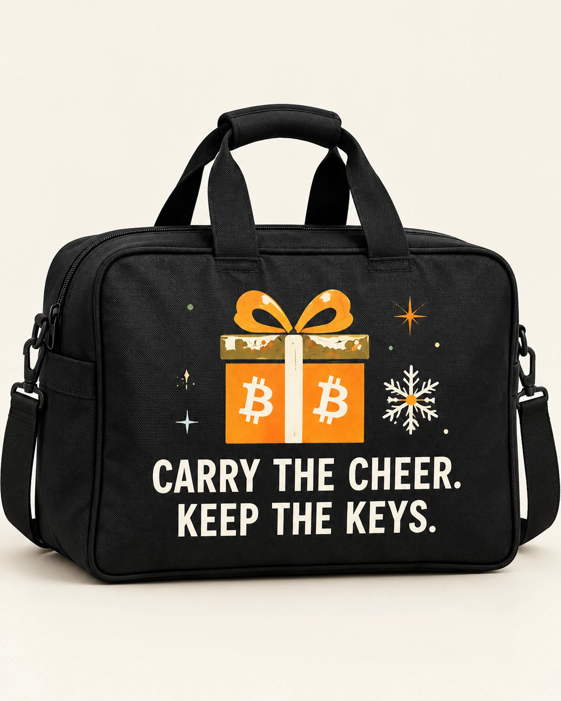 AI concept — Carry the Cheer. Keep the Keys. Weekender — Black