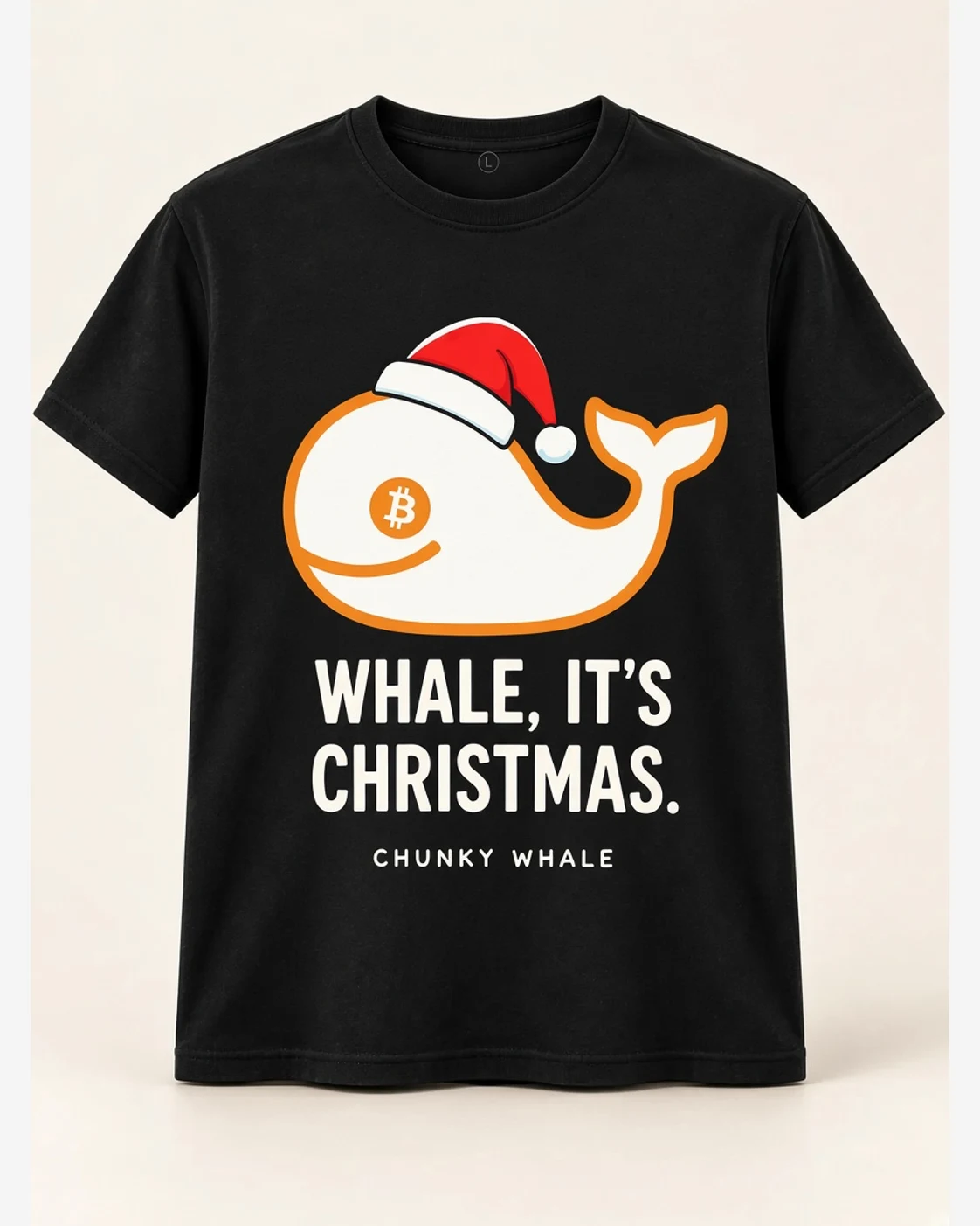 AI concept — Whale, It’s Christmas Tee — Black