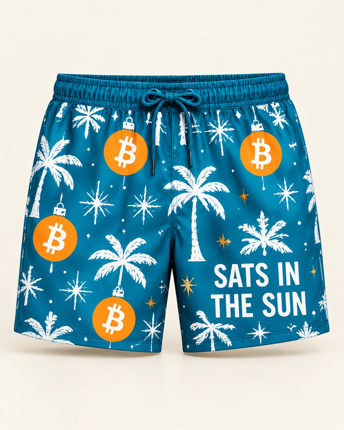 AI concept — Sats in the Sun Swim Shorts — Aqua